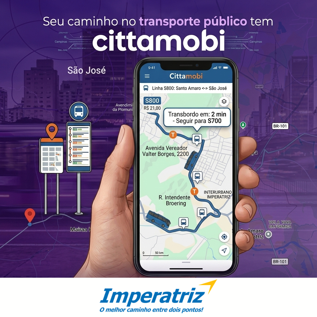 Acompanhe seu ônibus em tempo real